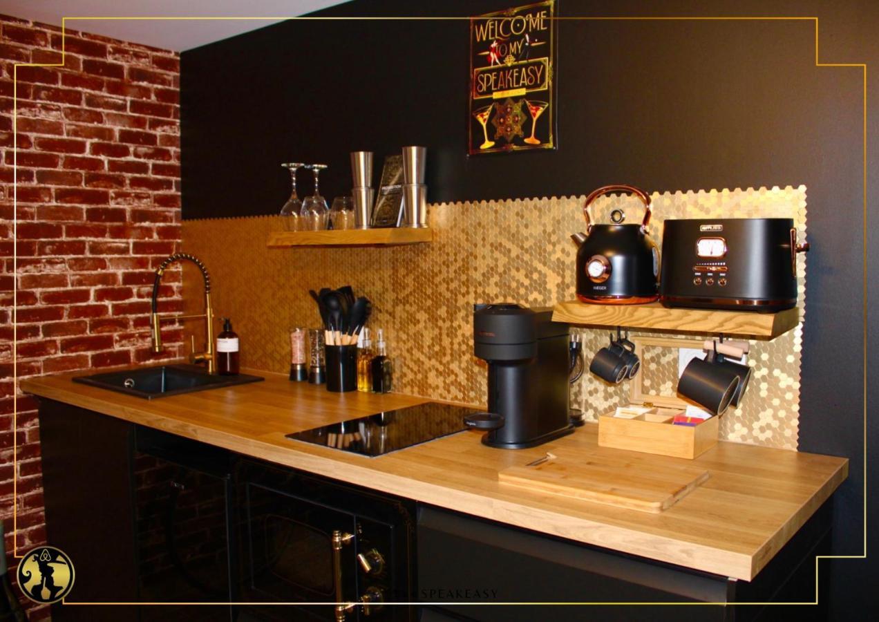 "The Speakeasy" Pub New Yorkais Centre Ville - Ideal Pro - Wifi Fibre - Retroprojecteur Cinema Сент-Этьен Экстерьер фото
