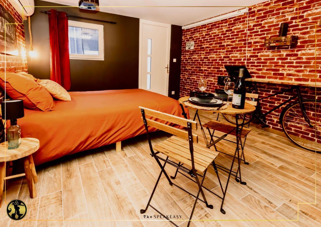 "The Speakeasy" Pub New Yorkais Centre Ville - Ideal Pro - Wifi Fibre - Retroprojecteur Cinema Сент-Этьен Экстерьер фото